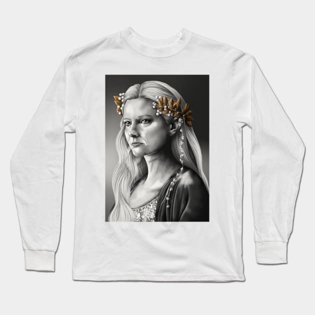 Lady of Light Long Sleeve T-Shirt by torirosenbaum